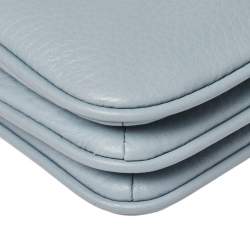 Pre Owned حقيبة كتف كيت سبيد مجمعة ثلاثية جاكسون جلد أزرق فاتح 