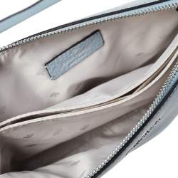 Pre Owned حقيبة كتف كيت سبيد مجمعة ثلاثية جاكسون جلد أزرق فاتح 