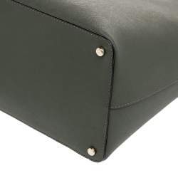 Pre Owned حقيبة يد توتس كيت سبيد جيمس لوريل واي جلد أخضر زيتوني  