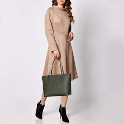 Pre Owned حقيبة يد توتس كيت سبيد جيمس لوريل واي جلد أخضر زيتوني  