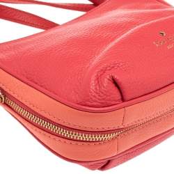 Pre Owned Kate Spade Two-Tone Leather Mini Ella Shoulder Bag