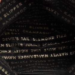 Pre Owned حقيبة كلتش كيت سبيد جلد وفرو صناعي أسود/بني 