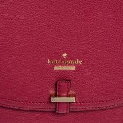 Pre Owned Kate Spade Pink Leather Patterson Drive Kailey Crossbody Bag