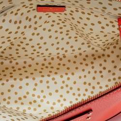 مملوكة مسبقًا حقيبة ساتشل كيت سبيد راتشيل ويليسلي جلد برتقالي 