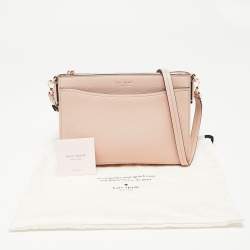 Pre Owned Kate Spade Pink Leather Shoulder Bag