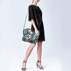 Pre Owned Kate Spade Multicolor Floral Nylon and Leather Wilson Road Alyse Tote