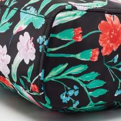 Pre Owned Kate Spade Multicolor Floral Nylon and Leather Wilson Road Alyse Tote