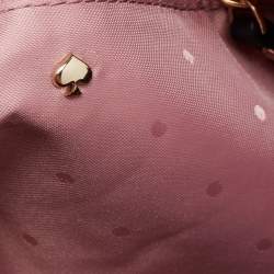 Pre Owned Kate Spade Black Quilted Leather Emerson Place Marsala Convertible Crossbody