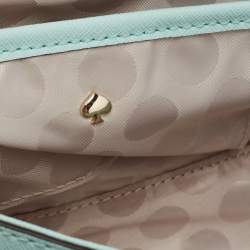 Pre Owned Kate Spade Mint Green Leather Cameron Street Arielle Crossbody Bag