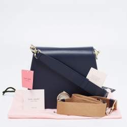 Pre Owned Kate Spade Multicolor Leather Saddle Shoulder Bag