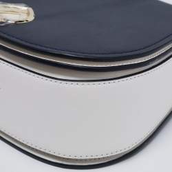 Pre Owned Kate Spade Multicolor Leather Saddle Shoulder Bag