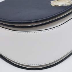 Pre Owned Kate Spade Multicolor Leather Saddle Shoulder Bag