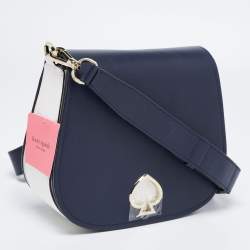Pre Owned Kate Spade Multicolor Leather Saddle Shoulder Bag