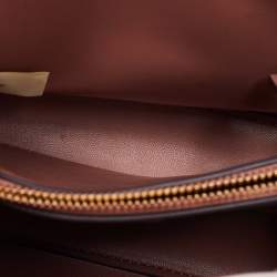 Pre Owned Kate Spade White Leather Holden Street Lanie Studded Tassel Tote