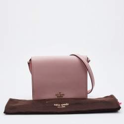 Pre Owned Kate Spade Pink Leather Lily Avenue Cara Crossbody Bag