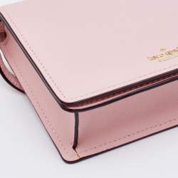 Pre Owned Kate Spade Pink Leather Lily Avenue Cara Crossbody Bag