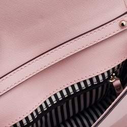 Pre Owned Kate Spade Pink Leather Lily Avenue Cara Crossbody Bag