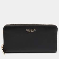 Kate Spade Grey Briar Lane Quilted Leather Neda Zip Around Wallet Kate Spade  | TLC