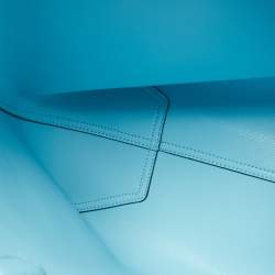 Pre Owned Kate Spade Blue Leather Ava Reversible Tote