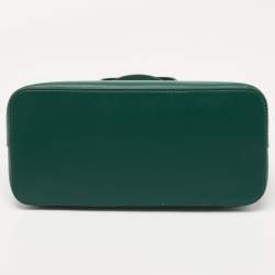 Pre Owned Kate Spade Green Leather Medium Dome Satchel