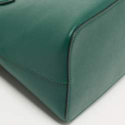 Pre Owned Kate Spade Green Leather Medium Dome Satchel