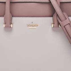 Pre Owned Kate Spade Tri Color Saffiano Leather Laptop Bag