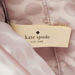 Pre Owned Kate Spade Tri Color Saffiano Leather Laptop Bag