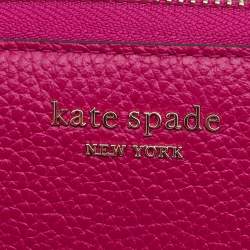 Kate Spade Pink Leather Zip Around Wallet
