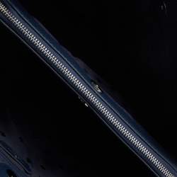 Pre Owned Kate Spade Navy Blue Leather Jackson Triple Compartment Satchel