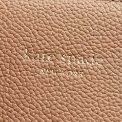Pre Owned Kate Spade Light Brown Leather Margaux Tote