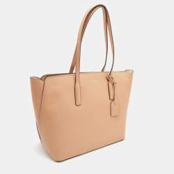 Pre Owned Kate Spade Light Brown Leather Margaux Tote