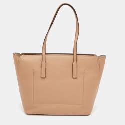 Pre Owned Kate Spade Light Brown Leather Margaux Tote