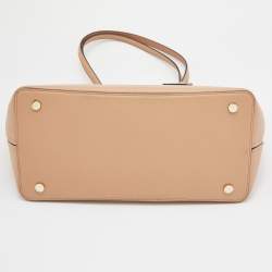 Pre Owned Kate Spade Light Brown Leather Margaux Tote