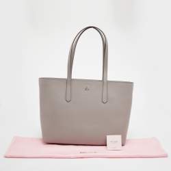 Kate Spade Light Grey Leather Large Molly Tote
