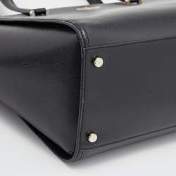 Kate Spade Black Leather Large Patterson Drive Geraldine Satchel
