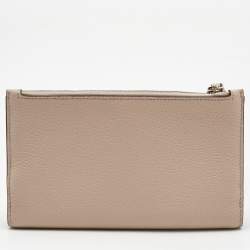 Pre Owned Kate Spade Beige Medium Leila Phone Wristlet 