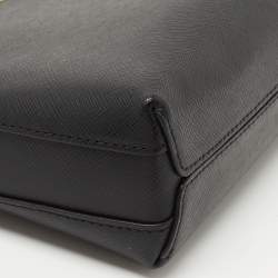 Kate Spade Black Leather Spencer Small Double Zip Crossbody Bag