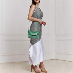 Kate Spade Green Leather Hudson Crossbody Bag