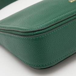 Kate Spade Green Leather Hudson Crossbody Bag
