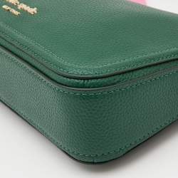 Kate Spade Green Leather Hudson Crossbody Bag