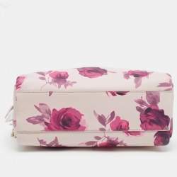 Kate Spade Pink Leather Emerson Place Roses Olivera Satchel