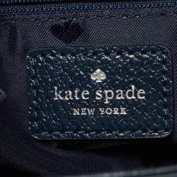 مملوكة مسبقًا Kate Spade Blue Leather Hayden Grand Street Crossbody Bag