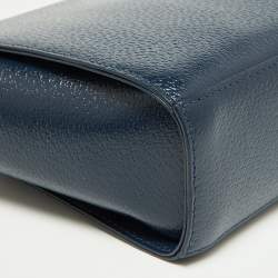 مملوكة مسبقًا Kate Spade Blue Leather Hayden Grand Street Crossbody Bag