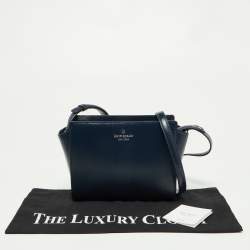 مملوكة مسبقًا Kate Spade Blue Leather Hayden Grand Street Crossbody Bag