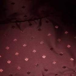 Pre Owned Kate Spade Red/Burgundy Coated Canvas and Leather Shore Street Fiesta Dot Shopper Tote