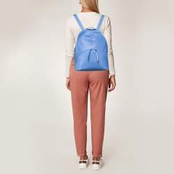 Pre Owned Kate Spade Blue Nylon Large Karissa Backpack