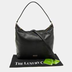 Pre Owned Kate Spade Black Pebbled Leather Kaia Prospect Place Crossbody Bag