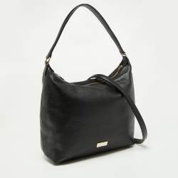 Pre Owned Kate Spade Black Pebbled Leather Kaia Prospect Place Crossbody Bag