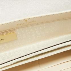 Pre Owned Kate Spade Red Leather Zip Around Wallet