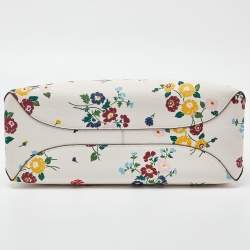 Kate Spade White Floral Print Coated Canvas Shopper Tote